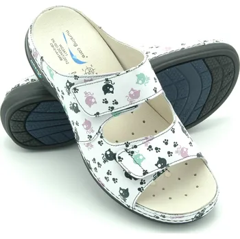 Dámské pantofle Pracovní pantofle Nursing Care VIENA - kočky Velikost: 37