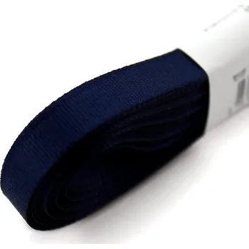 Stuha Stuha taftová 9mm svazek 10m Taftová svazek: 430 Tmavě modrá