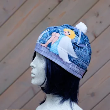 Čepice Čepice s bambulí - Andělka a kočička M