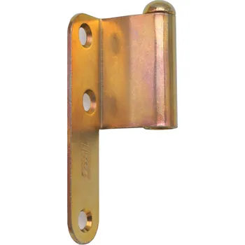 Nábytkové kování Závěs dveřní lomený VD JP5 - levý žlutý zinek