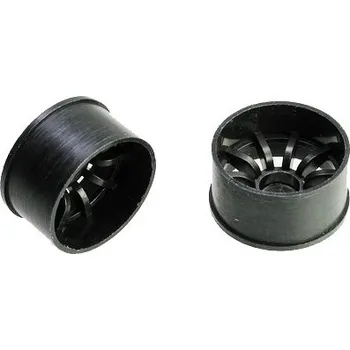 RC vybavení PN Racing Mini-Z 2WD Machine Cut 10 Spoke Rear Wheel R2 (Black)
