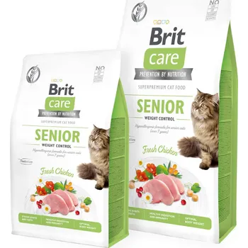 Krmivo pro kočku Brit Care Cat GF Senior Weight Control 4 kg