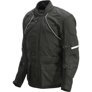 Moto bunda Pánská motocyklová bunda Lookwell Commander Barva: Černá, Velikost: S