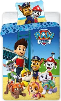 Ložní povlečení Faro Paw Patrol parta 140 x 200, 70 x 90 cm zipový uzávěr