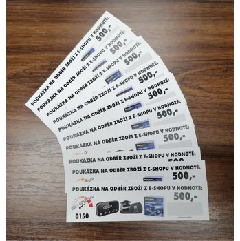 Dárková krabička Odběr zboží v hodnotě 500,-