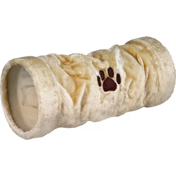 Hračka pro kočku Trixie Plyšový tunel 22 x 60 cm béžový