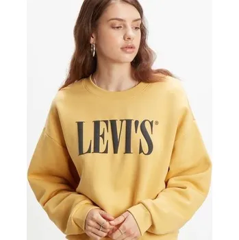 Dámská mikina Levi´s®GRAPHIC DIANA CREW - ŽLUTÁ