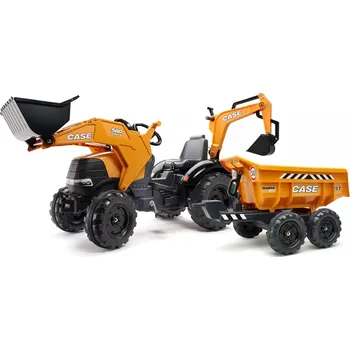 Dětské šlapadlo Falk Case IH Beckhoe šlapací traktor