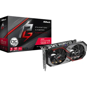 Grafická karta Asrock Radeon RX 5600 XT Phantom Gaming D2 6G OC (90-GA1WZZ-00UANF)