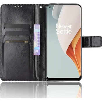 Pouzdro na mobilní telefon TVC WalletCase pro Oneplus Nord N100 Barva: Černá