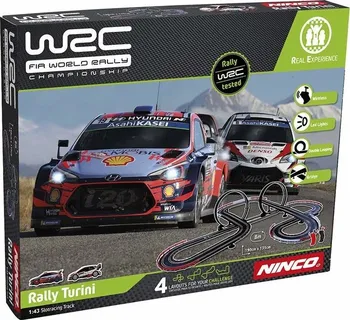Set autodráh WRC Rally Turini 1:43