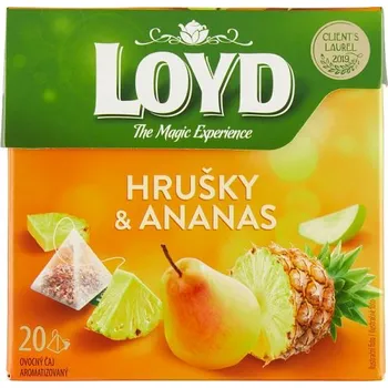 Čaj Loyd Ovocný čaj hrušky & ananas 20 x 2 g 