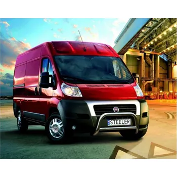 Auto-moto Přední ochranný rám nerez s EC homologací Fiat Ducato, 2006-2014 (62.DUCATO-R0070-03)