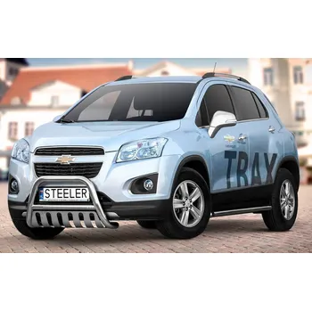 Auto-moto Přední rám nerez se spodním chráničem a EC homologací Chevrolet Trax, 2013- (66.TRAX-R1360-04)