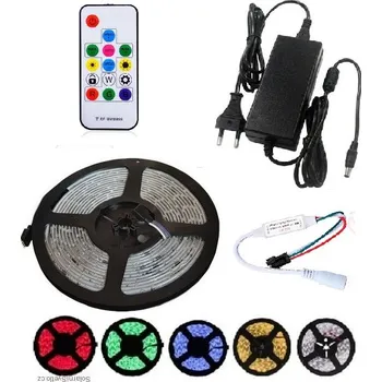 LED osvětlení Lighting 5353/5 LED pásek RGB RF Komplet 36W IP67 5 metrů (Voděodolný pásek 5metrů multicolor)
