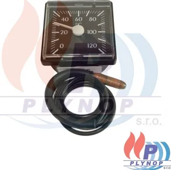 Příslušenství ke kotli Teploměr TG 0-120°C s kapilárou 1 m, 48x48 mm DESTILA - 120