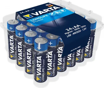 Článková baterie Varta Longlife Power Clear Value Pack AA 24 ks