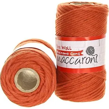 Příze Maccaroni The Wall 3mm cihlová 1115L