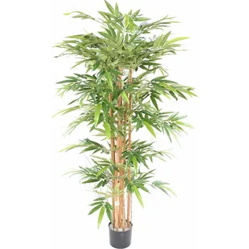 umělá květina Umělý Bambus strom - přírodní kmeny, 175cm