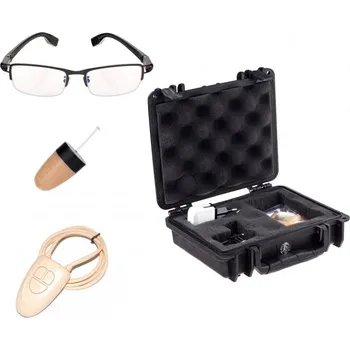 Chytré brýle Secutek Brýle pro online streamování + mikrosluchátko - zvýhodněná sada