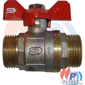 Ventil Kulový ventil MM 1/2" voda motýl SLOVARM, KE-250 1-2 (400061)