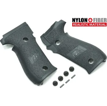 Sportovní střelba GUARDER Střenky pro Marui/KJ/WE P226 - černé