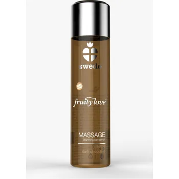Erotický masážní přípravek Swede Fruity Love Massage Intense Dark Chocolate 120ml