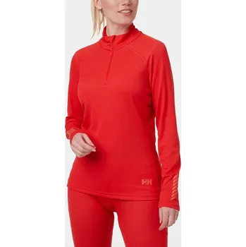 Dámské tričko Dámské funkční triko HELLY HANSEN W LIFA ACTIVE 1/2 ZIP 065 RASPBERRY velikost L