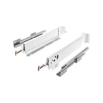 Nábytkové kování GTV Modern Box Square nízký 500mm bílý nosnost 40kg