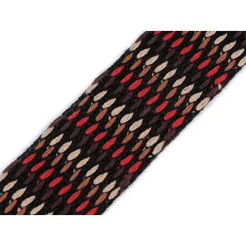 Popruh šíře 38 mm, barva hnědá tmavá