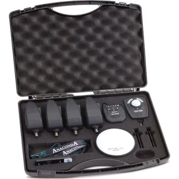 Signalizace záběru Anaconda profi set Nighthawk MGX-7, set 2+3 (Set signalizátorů s čidlem pohybu a lampou s dálkovým ovládáním.)