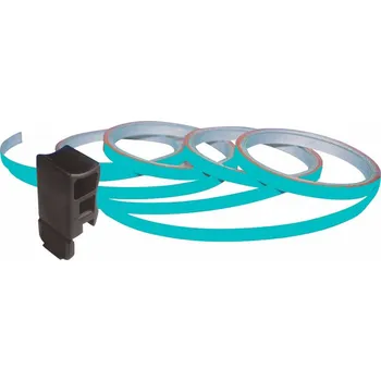 Samolepicí dekorace na vozidlo Samolepící linka na kola Foliatec - tyrkysová