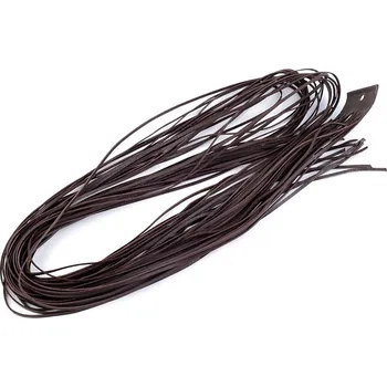 Kožený řemínek šíře 2 mm, 120 cm, barva 1 (3) hnědá tmavá