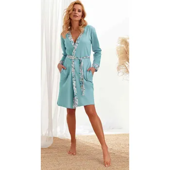 Dámský župan Taro, dámský župan 2457, světle modrá s légou, vel. S