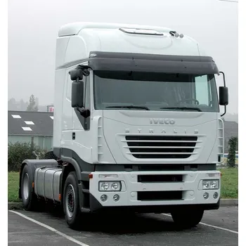 Plexi ofuk oken Sluneční clona Iveco Stralis AS, art. 5131AB/komplet (kompletní clona - akrylová část s montážní sestavou)