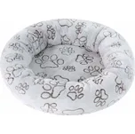 JUKO Pelíšek Amélie de Luxe 60 cm šedý s tlapkami