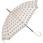 Béžový deštník s hvězdami - Ø 98*55 cm