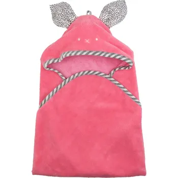 růžová osuška "zajíček"