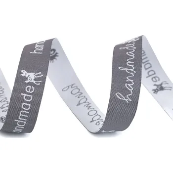 Vzorovka handmade šíře 16 mm, barva 1 šedo-bílá