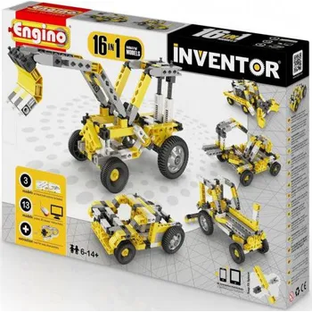 ostatní stavebnice Engino 1634 Inventor 16 v 1 stavební stroje