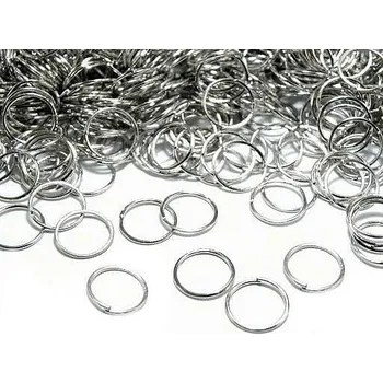 Kroužek spojovací Ø10,5 mm, barva 1 platina