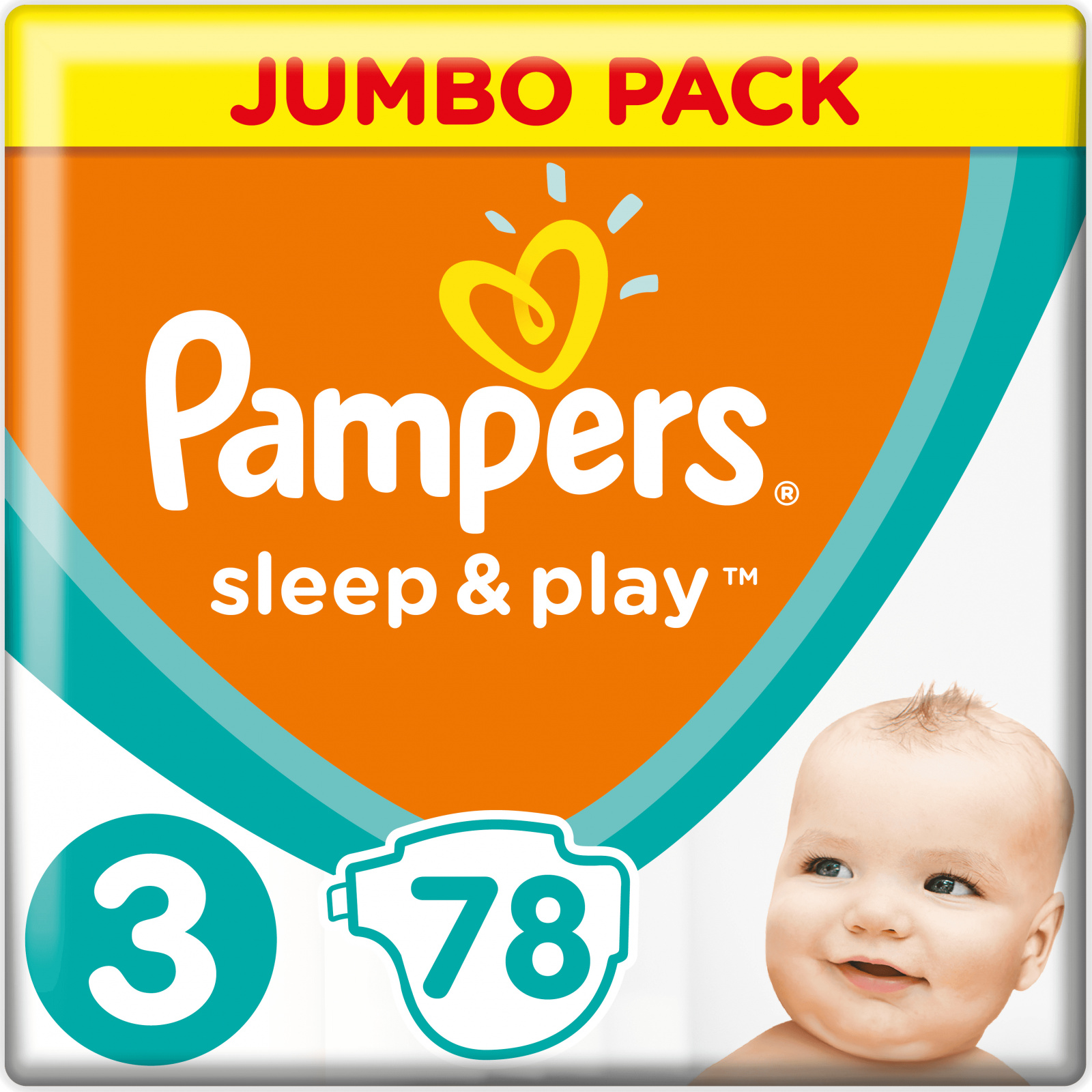 Pampers Sleep & Play Jumbo Pack Midi 78 ks - Zbozi.cz
