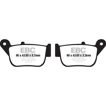 Brzdová destička Brzdové destičky EBC SFA678HH