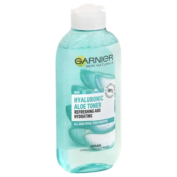 Přípravek na čištění pleti a oči Garnier Skin Naturals Hyaluronic Aloe hydratační pleťová voda 200 ml