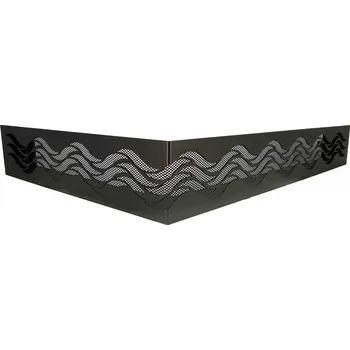LAgrid s.r.o. Krbová mřížka designová rohová 50x35 černá