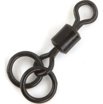 Obratlík se dvěma kroužky Fox Double Ring Swivel 7x8