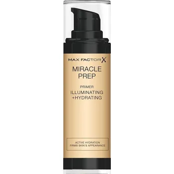 Podkladová báze na tvář Max Factor Miracle Prep Illuminating & Hydrating podkladová báze na obličej 30 ml