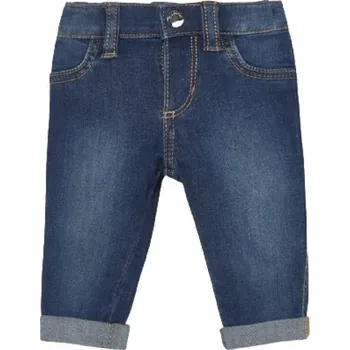 MAYORAL dívčí džíny srdíčka na kapse, tmavě modrá - 75 cm