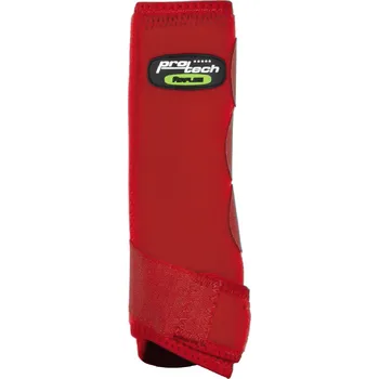 Koňské kamaše Chrániče Protech airflow přední červené Velikost: M