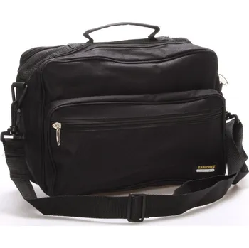 Pánská látková taška přes rameno černá - Sanchez Blais černá